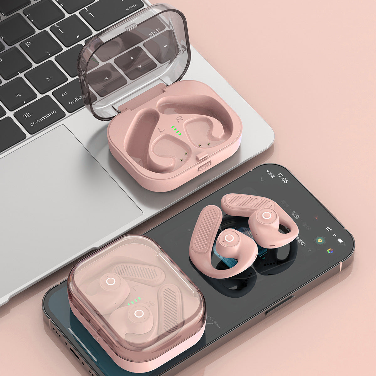 K23 Open Ear Headphone Wireless Air Bone Conduction Earphones TWS Bluetooth 5.3 Ear Clip Earbuds K23 Open Ear Headphone Wireless Air Bone Conduction Earphones TWS Bluetooth 5.3 Ear Clip Earbuds